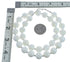 Native American Navajo Mother of Pearl Bead Sterling Silver Necklace AX124671
